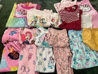 🌸 Girls Size 5T Clothing Bundle + Disney Princess Backpack 🌸