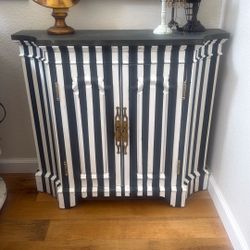 Striped 2 Door Cabinet