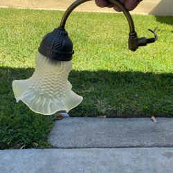 Antique Gooseneck Wall Lamp