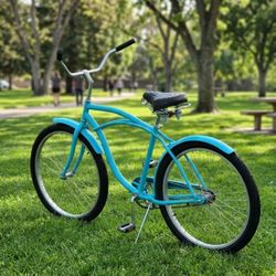 Blue Beach Cruiser Bike /Bicycle