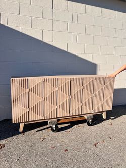 Modern Sideboard Buffet Cabinet – Sand Beige