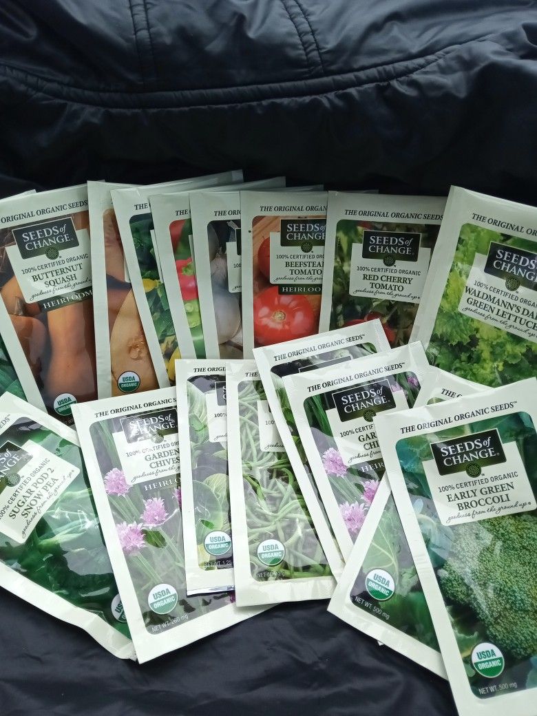 Seeds of Change 100% Certified Organic Vegetable Seeds