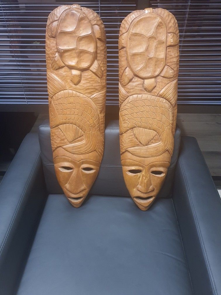 Hawian Tiki Masks