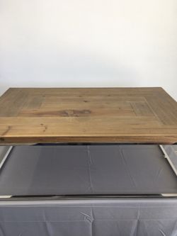 BEAUTTER FURNITURE NATURAL WOOD TOP COFFEE TABLE MOVING MUST SELL MAKE OFFER