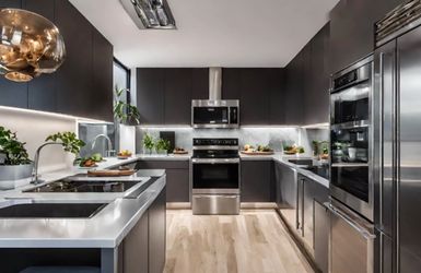 Elegant kitchen cabinets