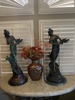 Bronze  Pairs Lady’s  With  Wheat