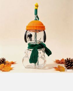Snoopy glass cup