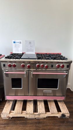 Wolf 48” Range Gas Stove 6 Burner - Refurbished