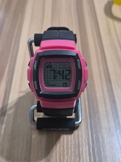 Black&pink unisex watch
