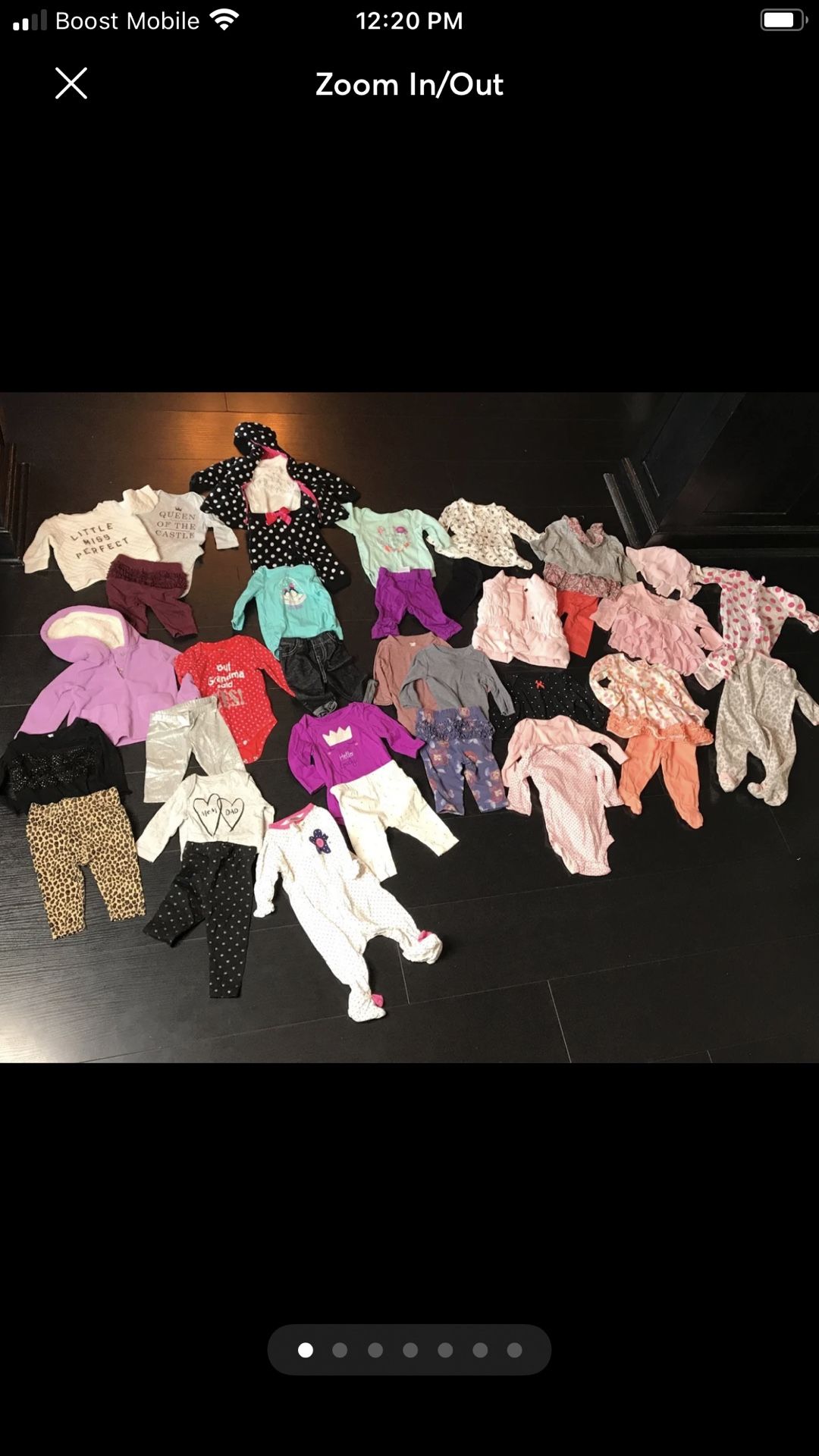 Baby Girl Outfit Lot Sz 0-3 Mo