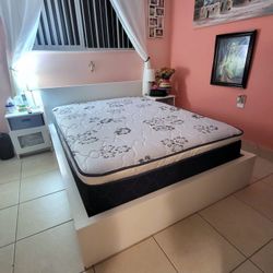 NEW QUEEN PILLOW-TOP MATTRESS AND BOX SPRING - 2PC
