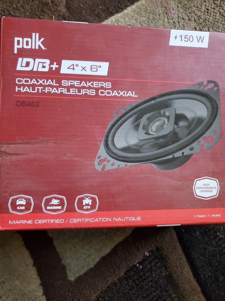 4x6 Inch Speaker Set Polk Audio 