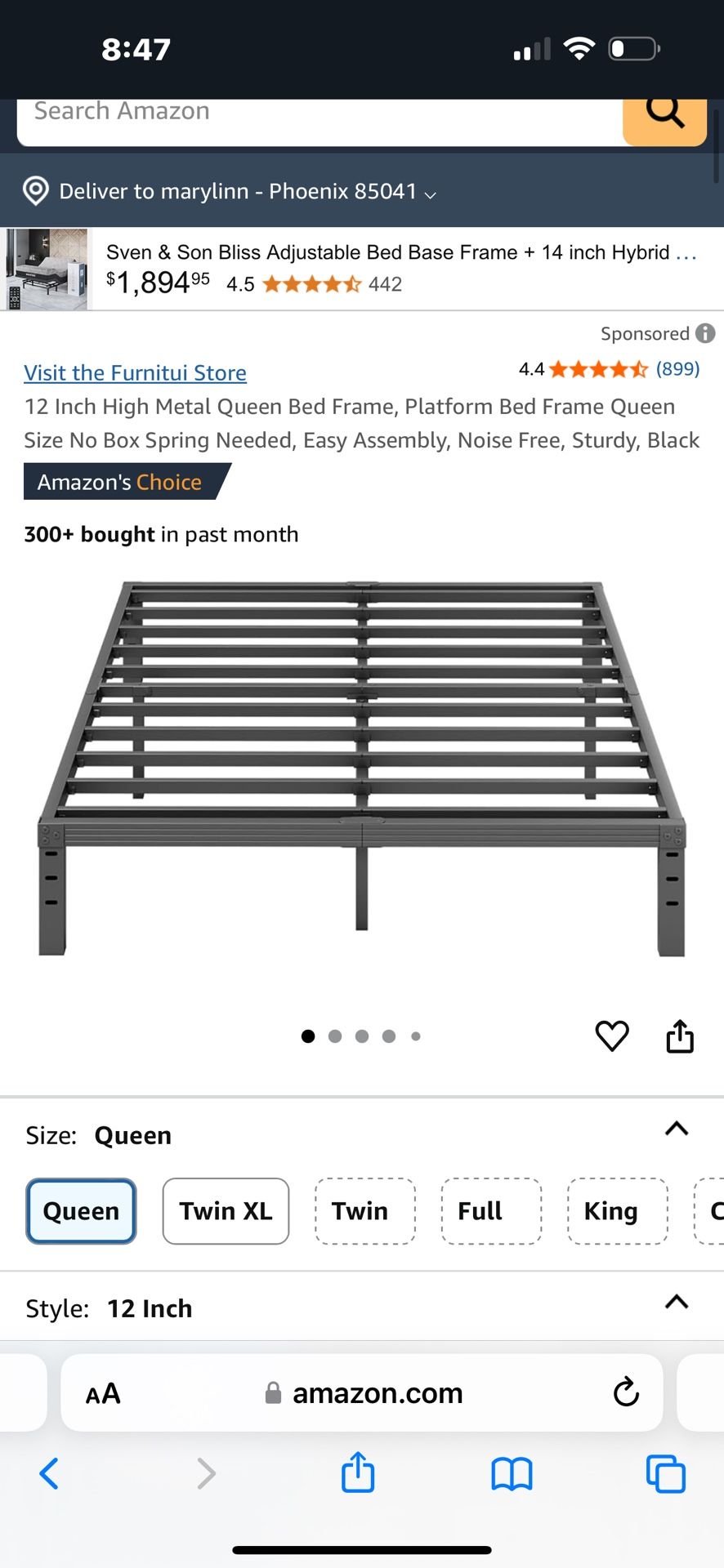 Queen Bed Frame
