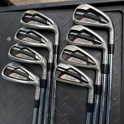 Titleist AP1 714 golf clubs 4-W irons s300 stiff flex shafts RH