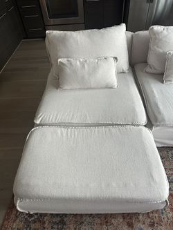 Ikea Sectional, 4-seat with chaise, with open end Gransel/natural