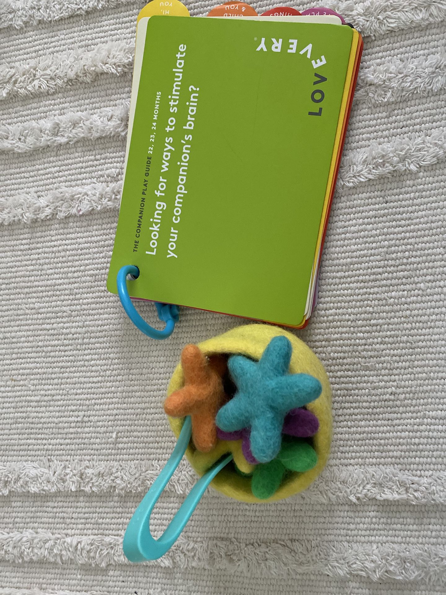 Lovevery Transfer Tweezers And Felt Stars