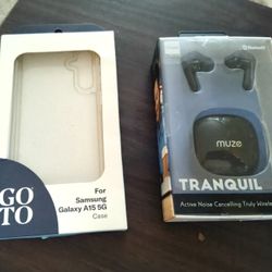 Wireless Ear Buds & Samsung A15 Case 