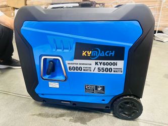 ⚡ Brand New KYMACH KY6000i Inverter Generator 6000 Peak Watts / 5500 Running Watts