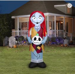Nightmare Before Christmas Sally Inflatable Yard Decoration
