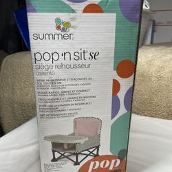 Summer Infant Pop ‘n Sit SE Booster Seat- Open Box