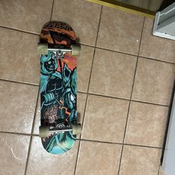 long board w glow in the dark wheels 