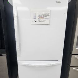 WHIRPOOL STANDARD DEPTH WITH BOTTOM FREEZER  1YEAR WARRANTY  /1 AÑO DE GARANTIA POR ESCRITO 