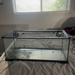 40 Gallon Reptile Tank with Heater And Lid 