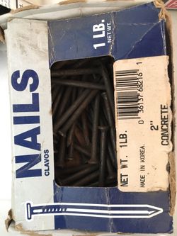 2” concrete nails