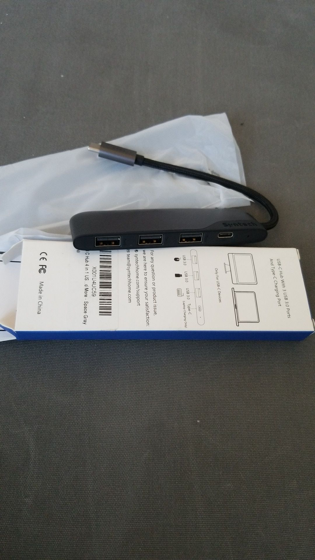 Syntech Hornet Power usb c hub