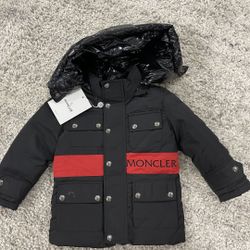 Moncler 4 Year Old Jacket Kids Toddler Coat Puff Black 