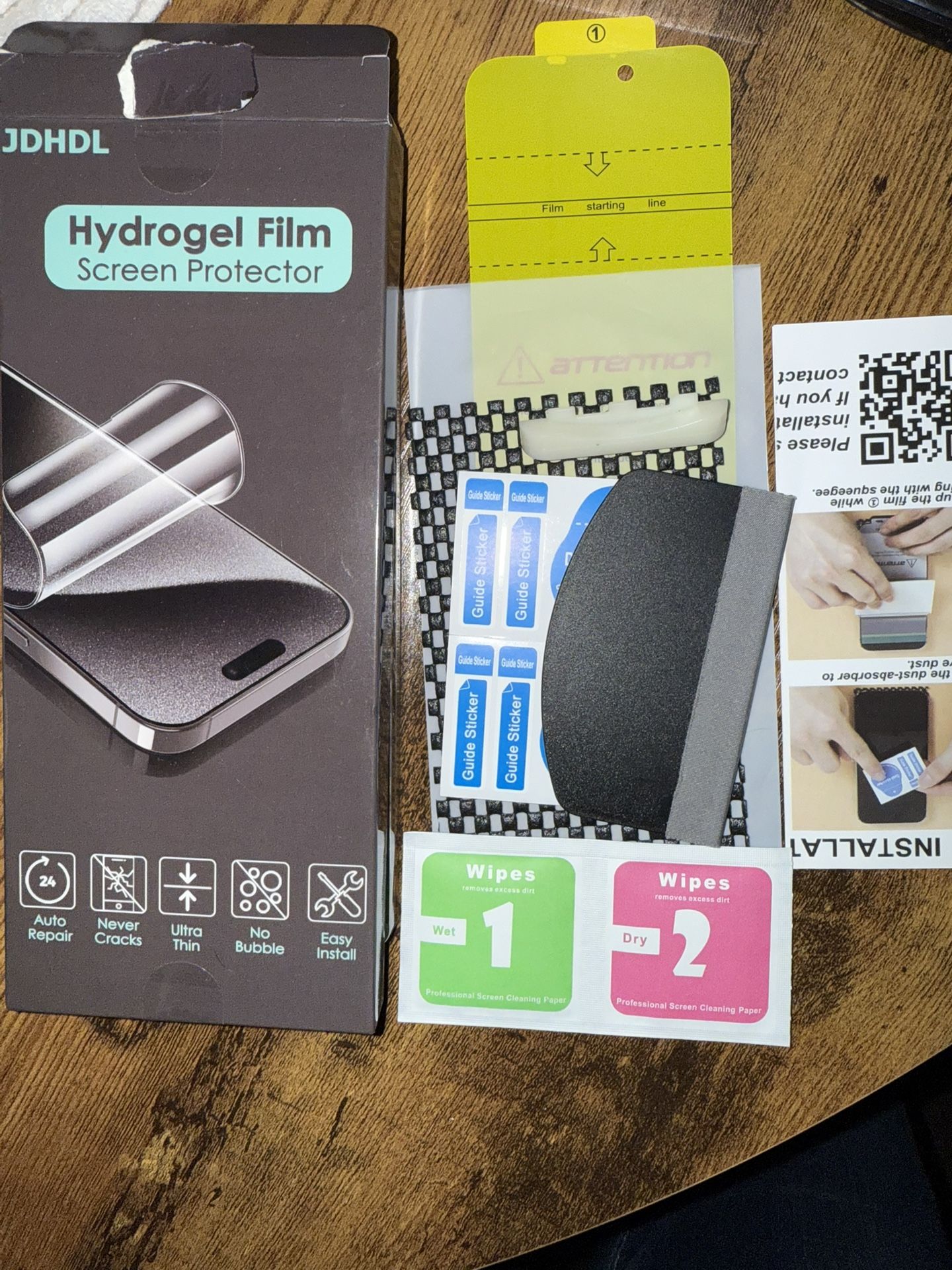 Hydrogel Privacy Screen Protector For iPhone 15/15 Pro