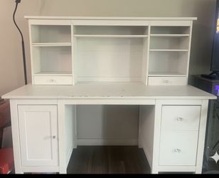White desk