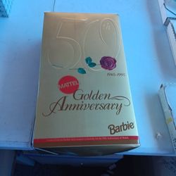 Mattel's golden anniversary fifty edition barbie