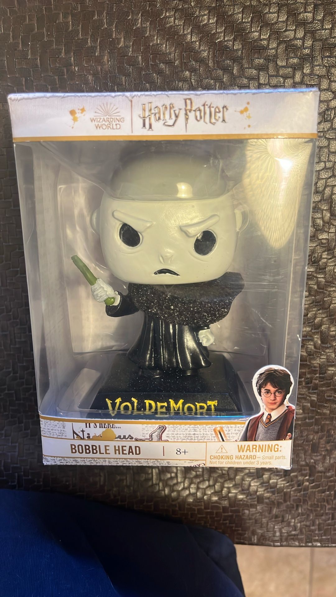 Lord Voldemort Harry Potter Bobble Head Angry With Wand Wizarding World New Box