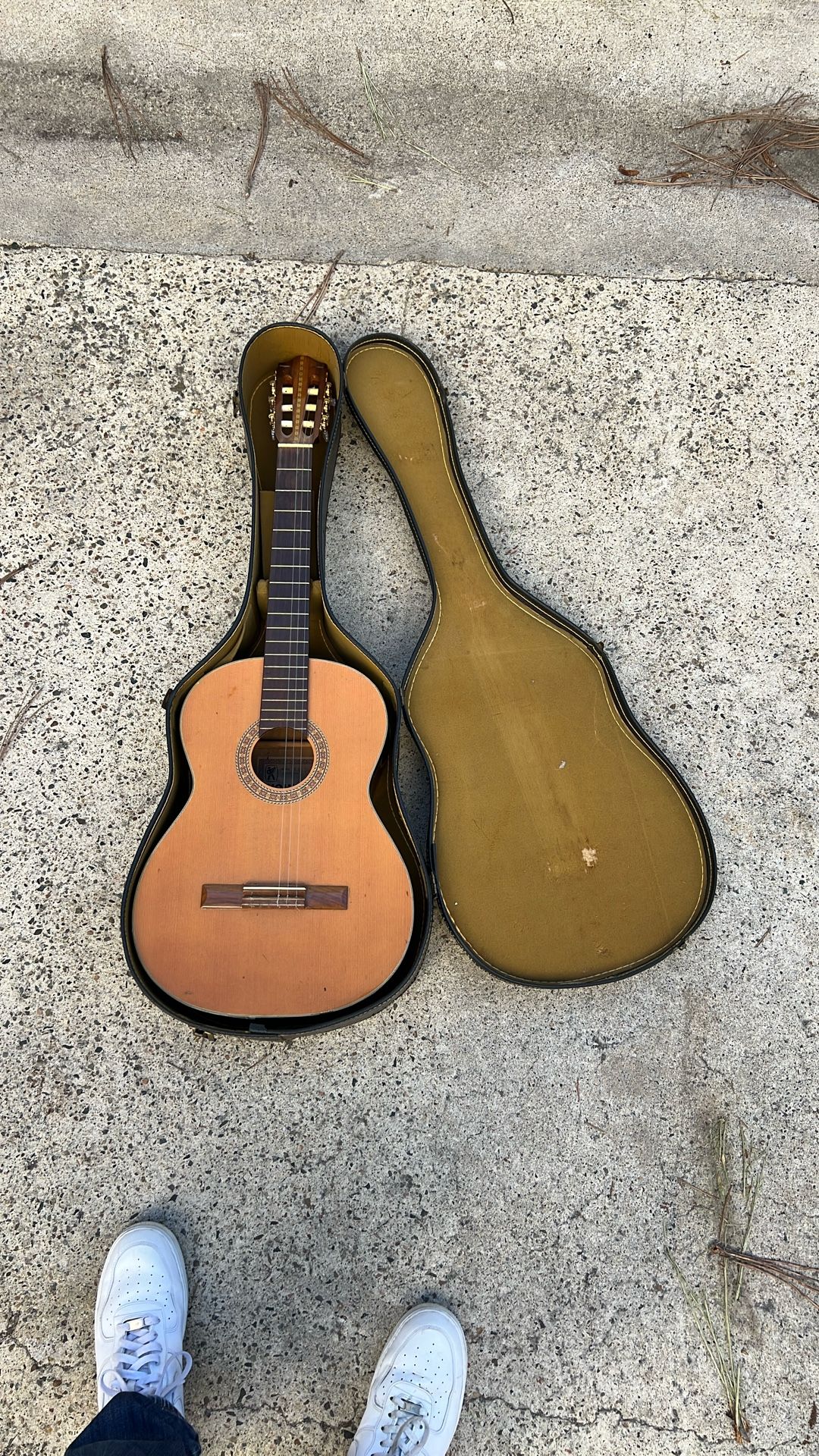 Hohner Six String Guitar And Case