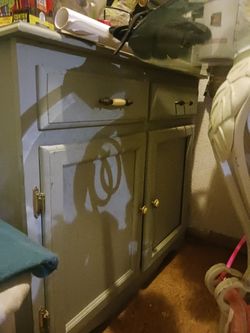 Antique Cabinet 2 Pieces