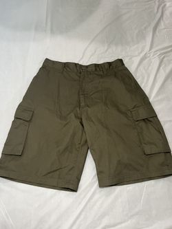 Olive Green Cargo Shorts