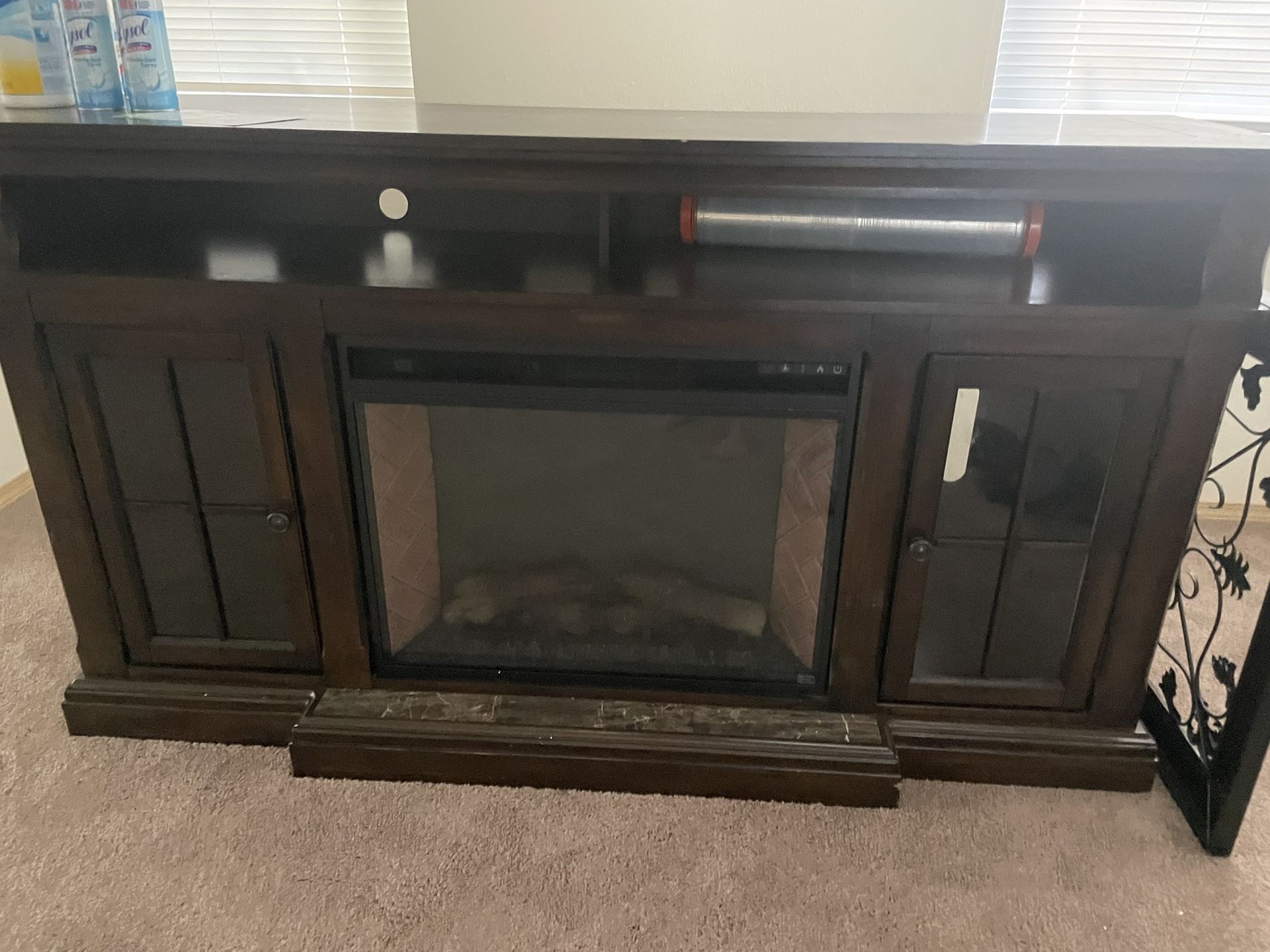 Fireplace TV Stand