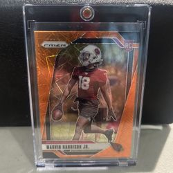 2024 Marvin Harrison Jr Orange Lazer Prizm Rookie Card🔥