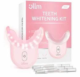 Teeth Whitening Kit with LED Light - White Sensitive Tooth 35% Carbamide Peroxide Gel Pen Dental Mouth Trays Whitener Professional Bright Brace Produc