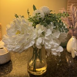 Artificial Flowers In Vase