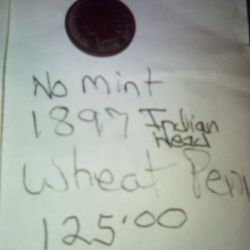 Rare,1907 Indian Head Wheat Penny