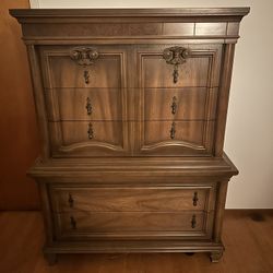 Vintage Antique Wooden Dresser