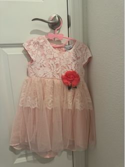 Toddler peach dress 3T
