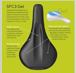 Ergon SFC3 Bike Gel Saddle MTB