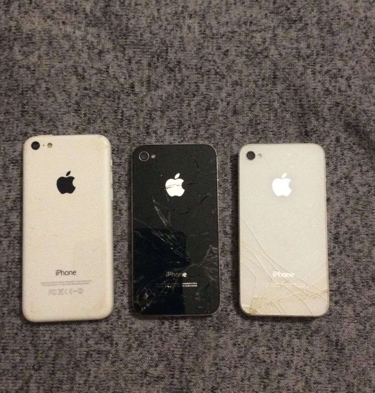 Broken iPhones