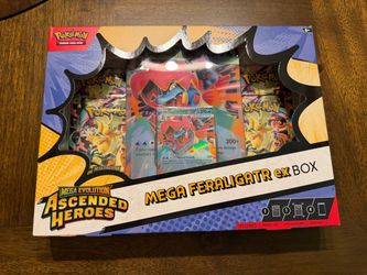 Pokémon TCG: Mega Evolution Ascended Heroes Mega Feraligatr ex Box