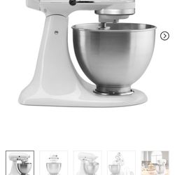 4 quart KitchenAid mixer with attachments gently used