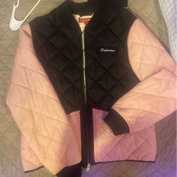 Supreme Color Blocked Quilted Jacket