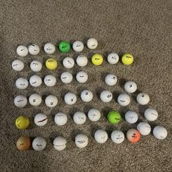 46 Used Golf Balls 